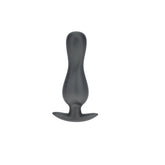 Ouch Curvy Anal Plug (Gun Metal Grey) – Silicone Butt Plug Butt Plugs